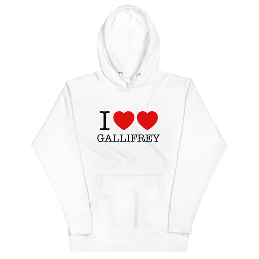 I Heart Heart Gallifrey Unisex Hoodie