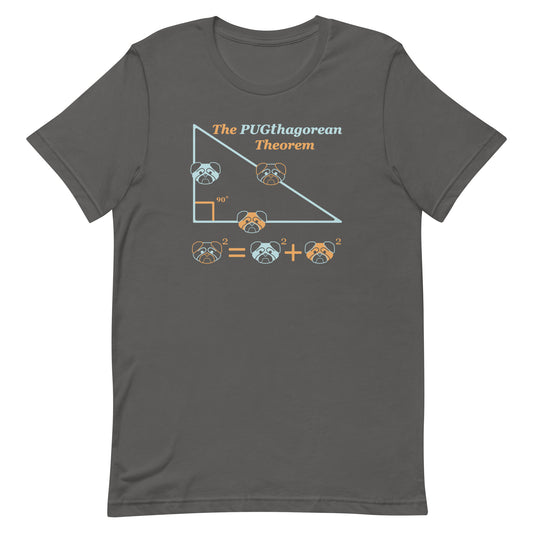 Pugthagorean Theorem Men's Signature Tee