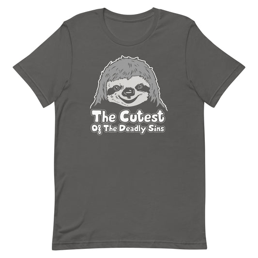 Sloth, The Cutest Of The Deadly Sins Men's Signature Tee