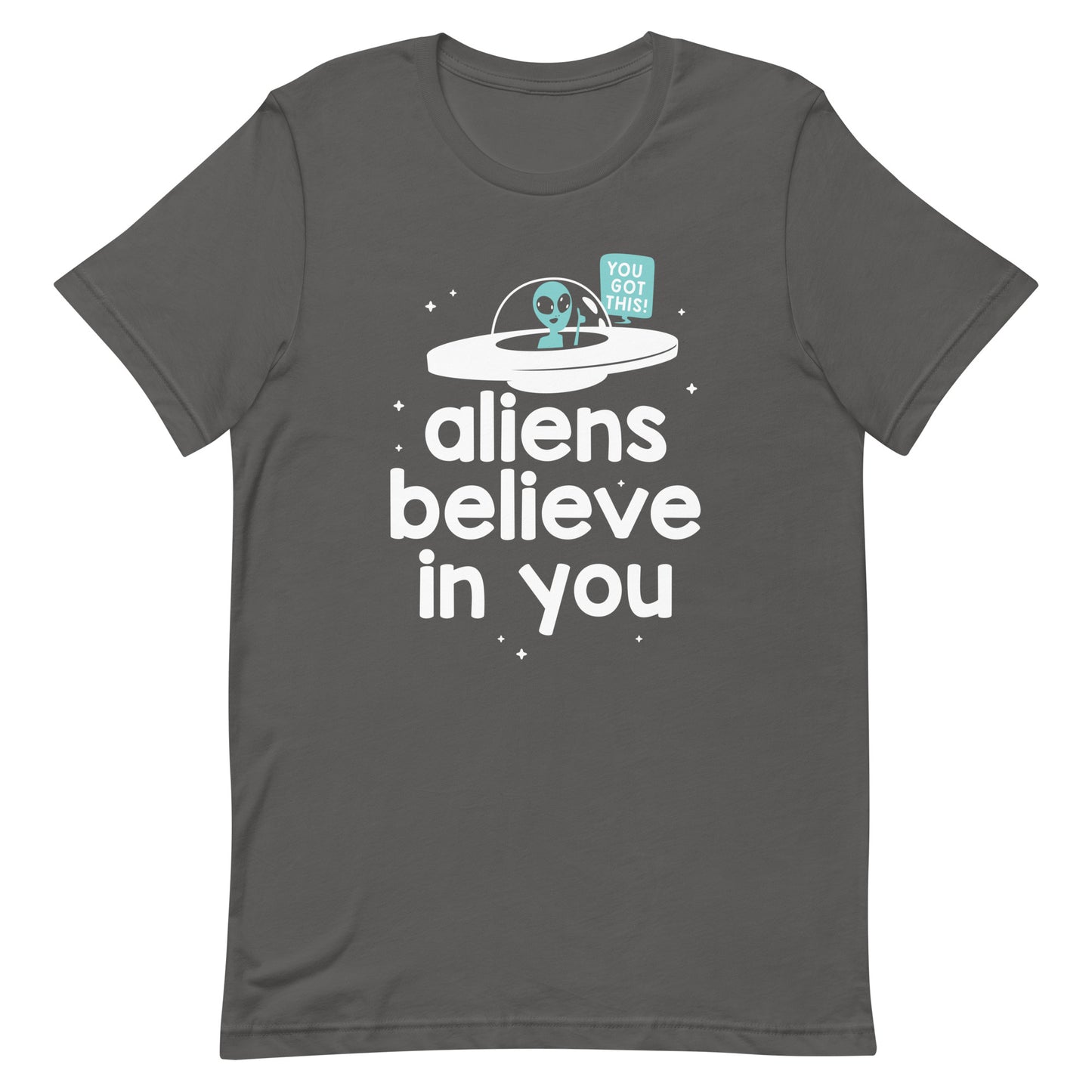 Aliens Believe In You Men's Signature Tee
