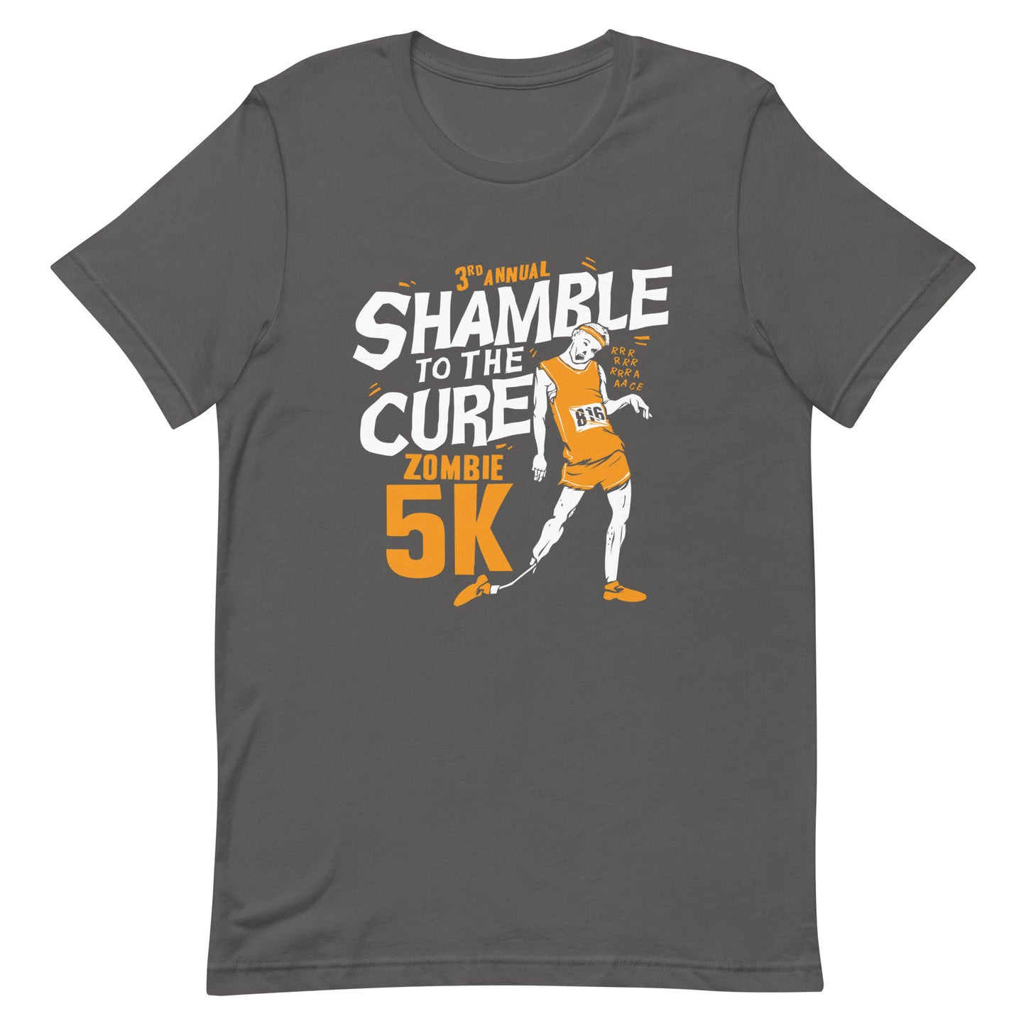 Shamble To The Cure Zombie 5K Men's Signature Tee