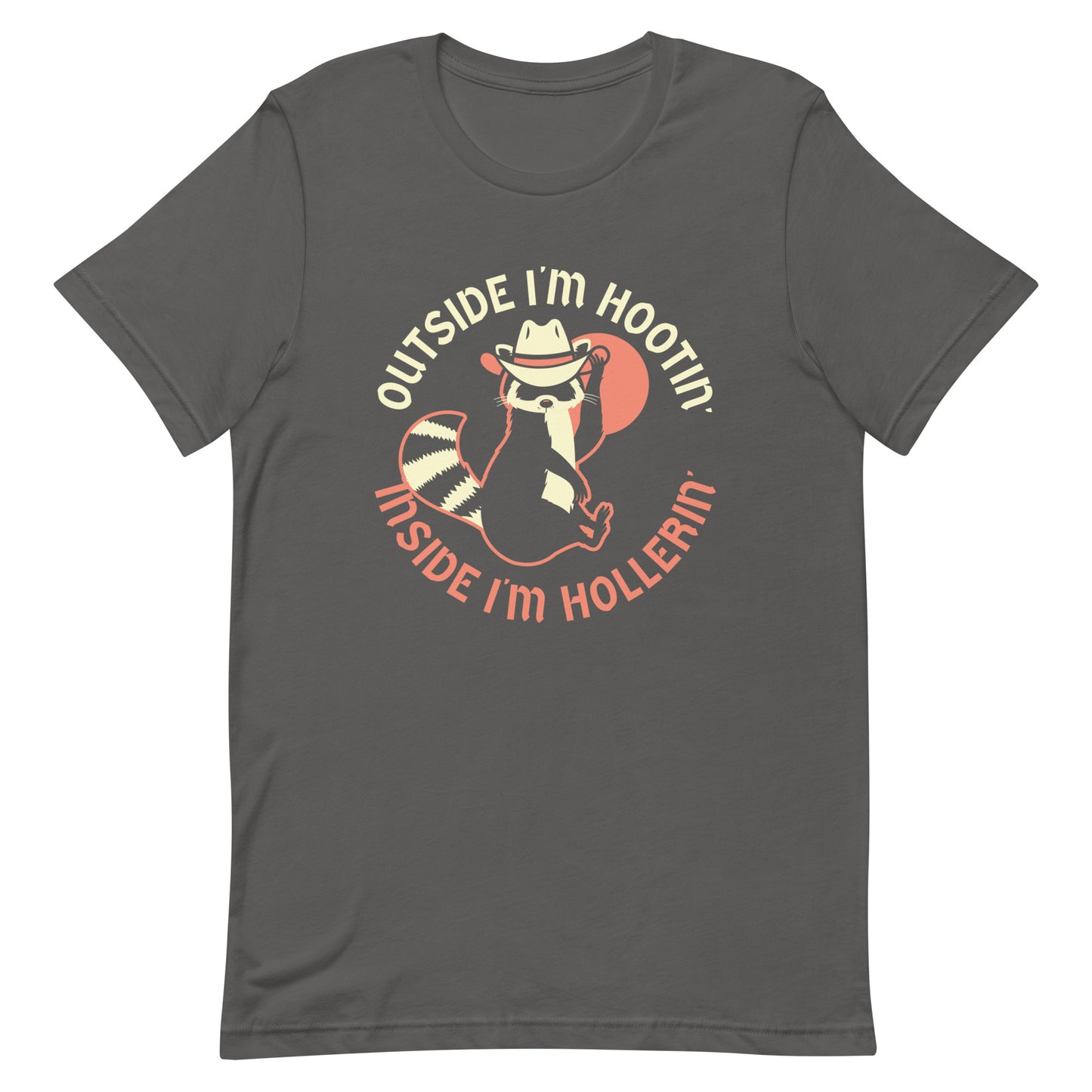 Outside I'm Hootin' Inside I'm Hollerin' Men's Signature Tee