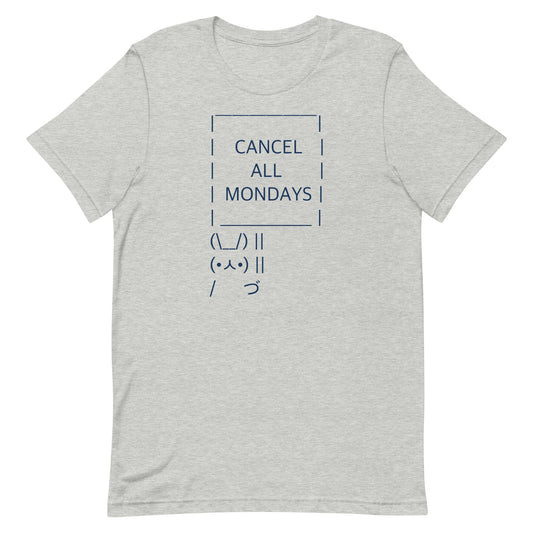 Cancel All Mondays Bunny Men's Signature Tee