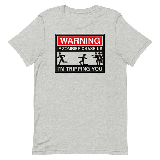 If Zombies Chase Us Men's Signature Tee