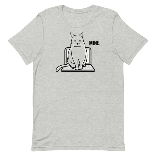Mine Computer Cat Men's Signature Tee