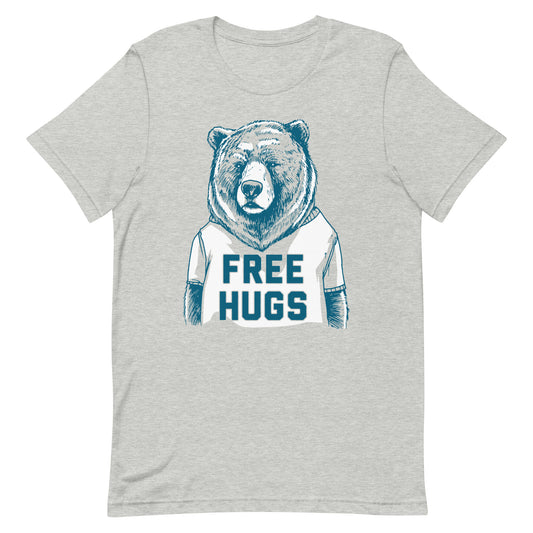 Free Hugs Bear Men's Signature Tee