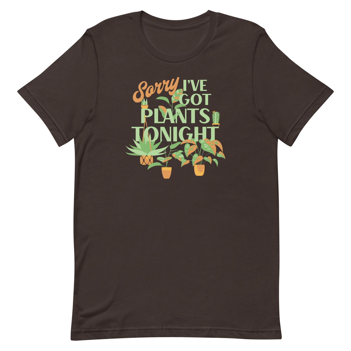 Sorry I've Got Plants Tonight Men's Signature Tee