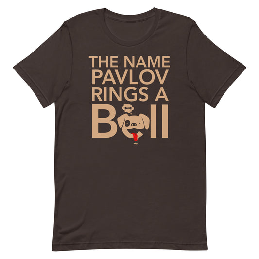 The Name Pavlov Rings A Bell Men's Signature Tee