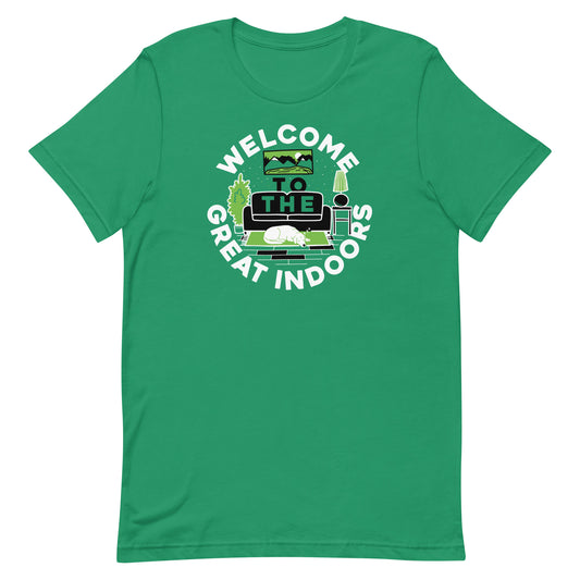 Welcome To The Great Indoors Men's Signature Tee
