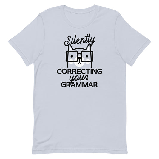 Silently Correcting Your Grammar Men's Signature Tee