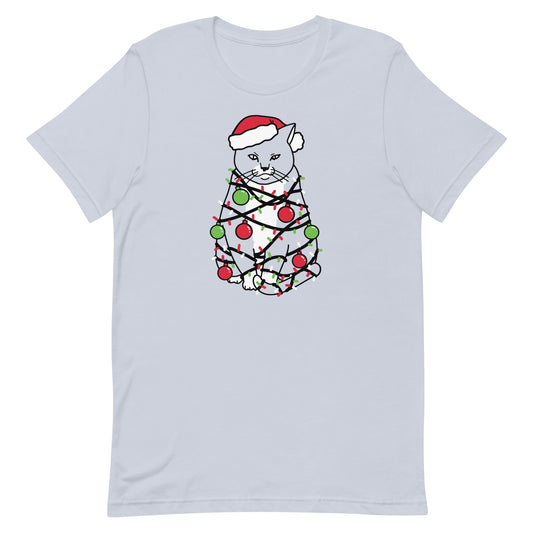 Meowy Christmas Men's Signature Tee