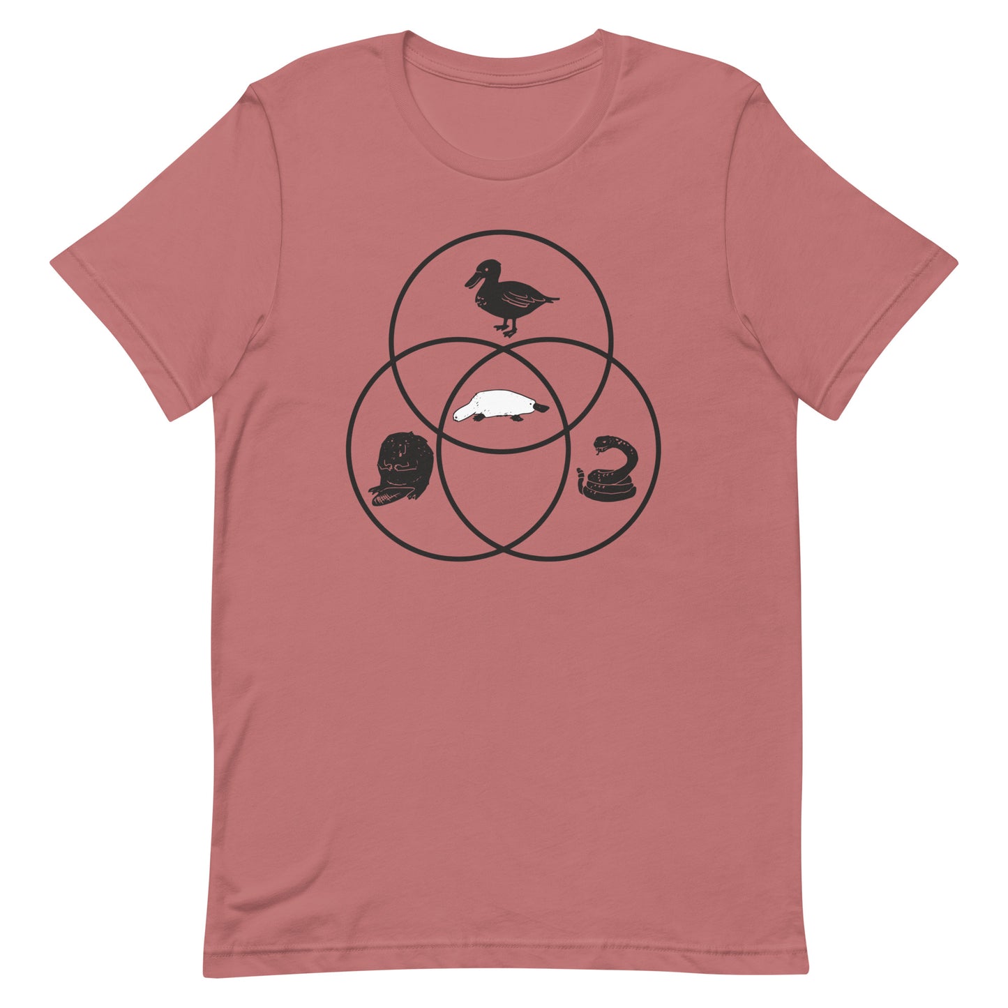 Platypus Venn Diagram Men's Signature Tee