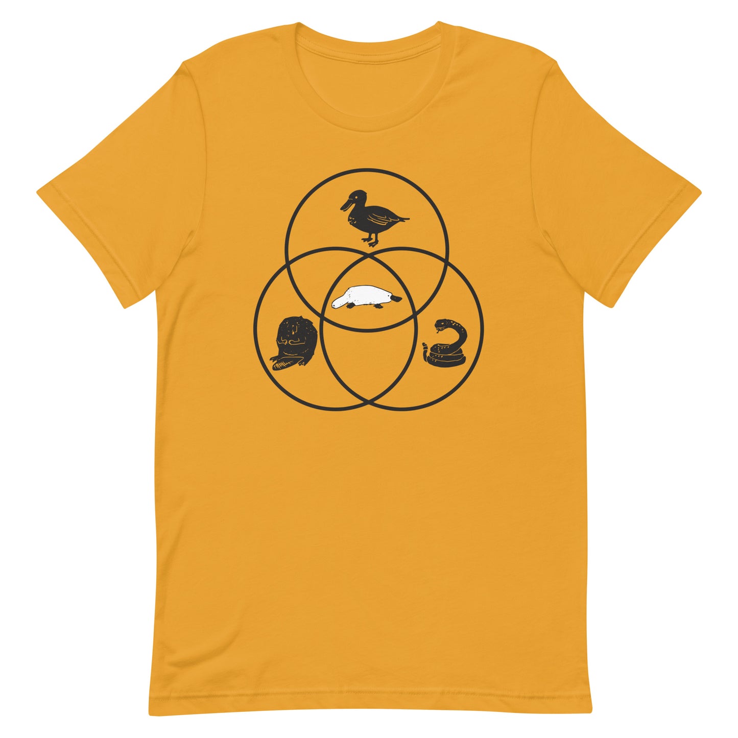 Platypus Venn Diagram Men's Signature Tee