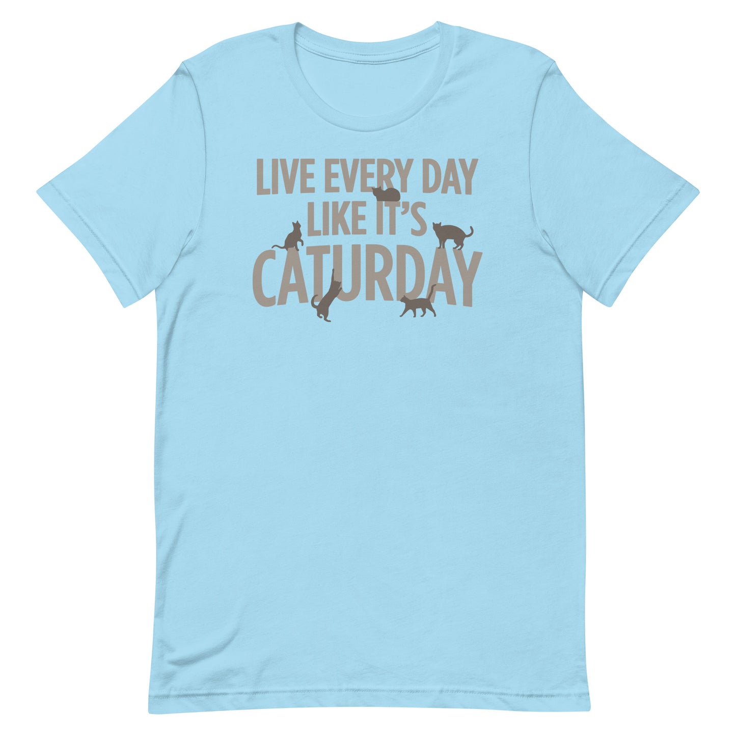 Live Every Day Like It's Caturday Men's Signature Tee