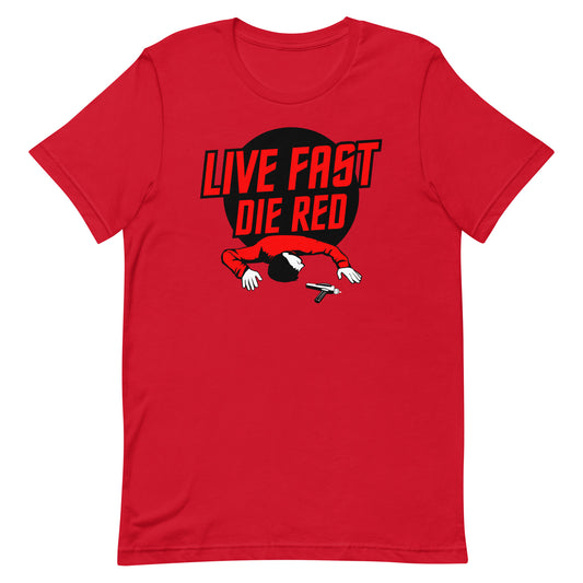 Live Fast Die Red Men's Signature Tee