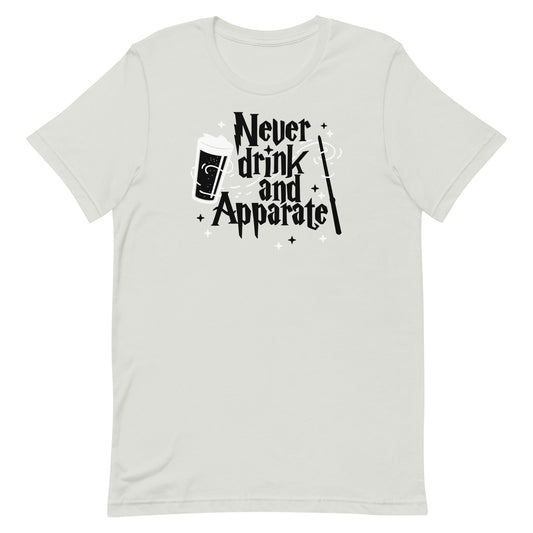 Never Drink And Apparate Men's Signature Tee