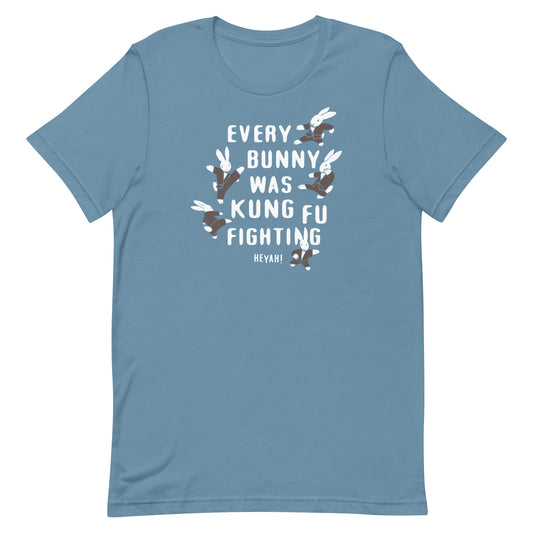 Every Bunny Was Kung Fu Fighting Men's Signature Tee