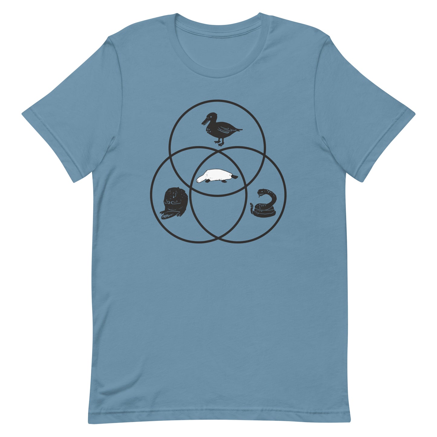 Platypus Venn Diagram Men's Signature Tee