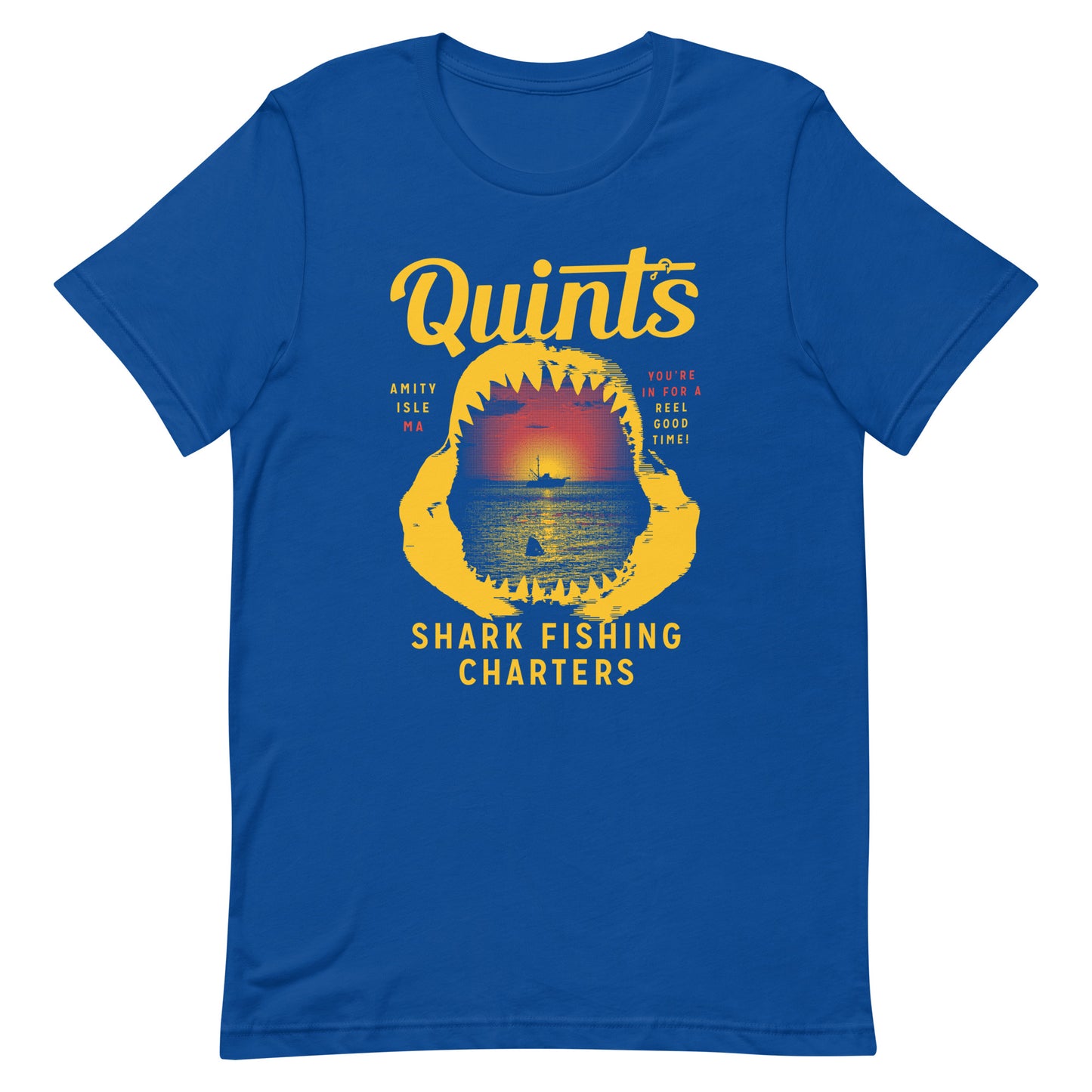 Quint's Shark Fishing Charters Men's Signature Tee – SnorgTees.com