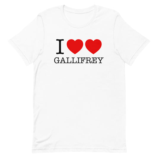 I Heart Heart Gallifrey Men's Signature Tee