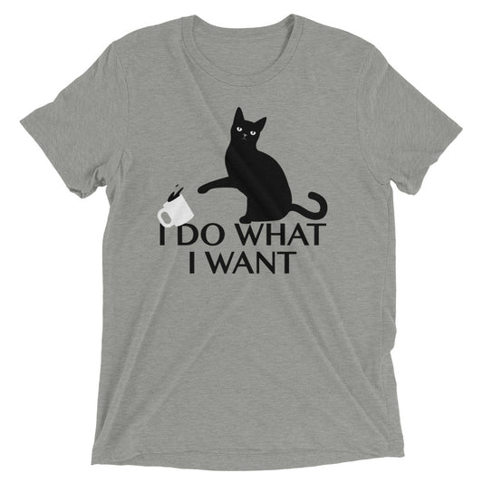 I Do What I Want Men's Tri-Blend Tee