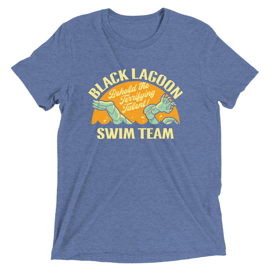 Black Lagoon Swim Team Men's Tri-Blend Tee