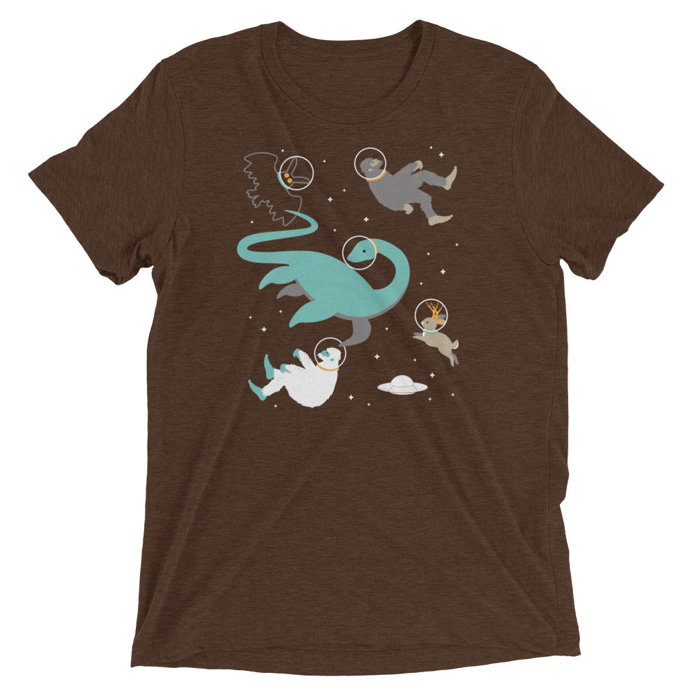 Cryptids In Space Men's Tri-Blend Tee