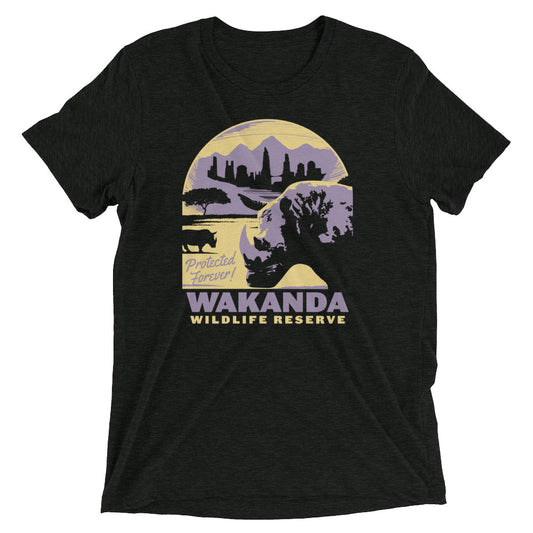 Wakanda Wildlife Reserve Men's Tri-Blend Tee