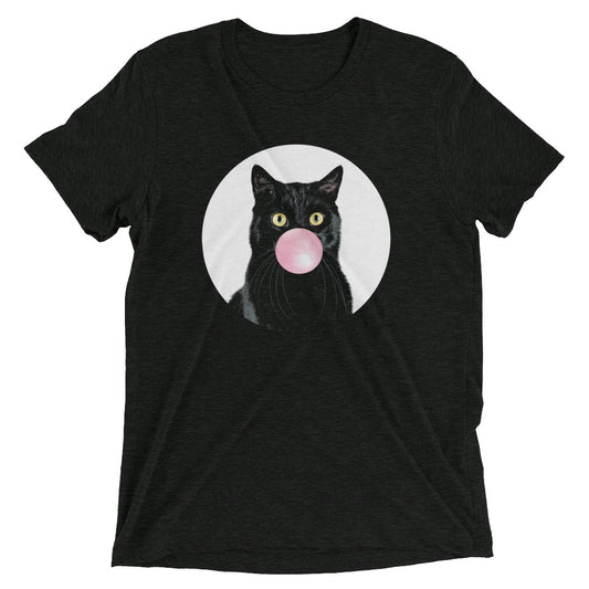 Bubble Cat Men's Tri-Blend Tee