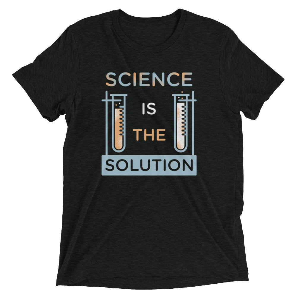Science Is The Solution Men's Tri-Blend Tee