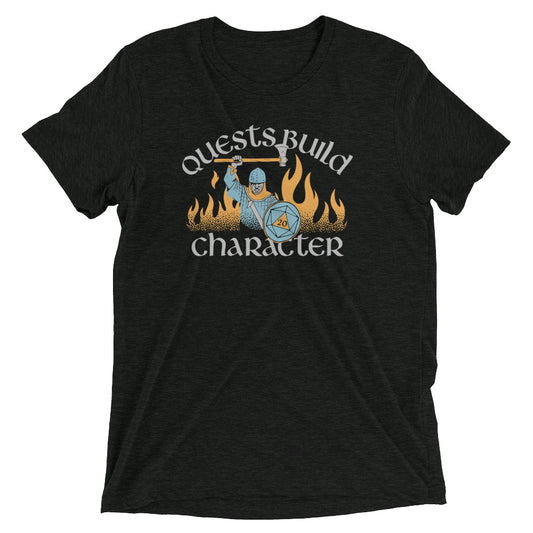 Quests Build Character Men's Tri-Blend Tee