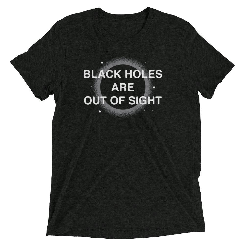 Black Holes Are Out Of Sight Men's Tri-Blend Tee