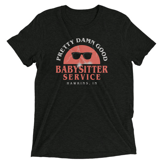 Pretty Damn Good Babysitter Service Men's Tri-Blend Tee