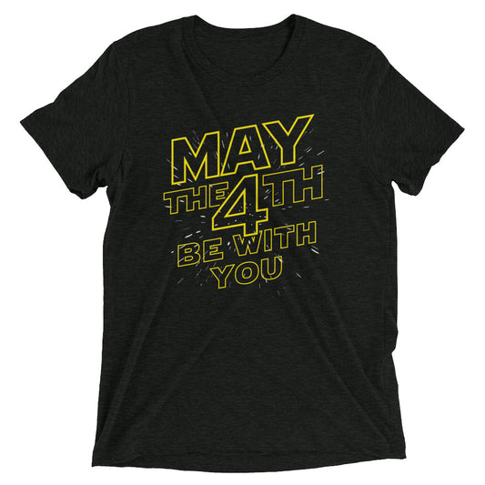 May The 4th Be With You Men's Tri-Blend Tee