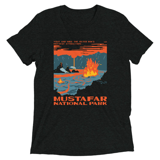 Mustafar National Park Men's Tri-Blend Tee