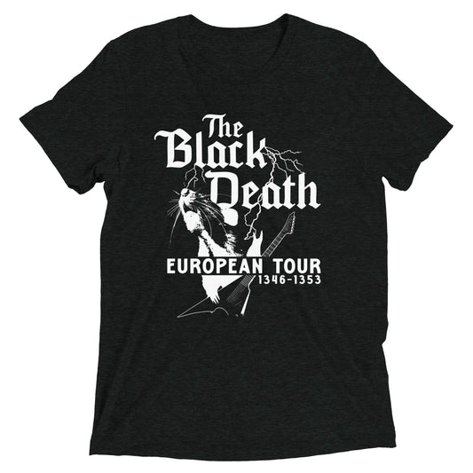 The Black Death European Tour Men's Tri-Blend Tee