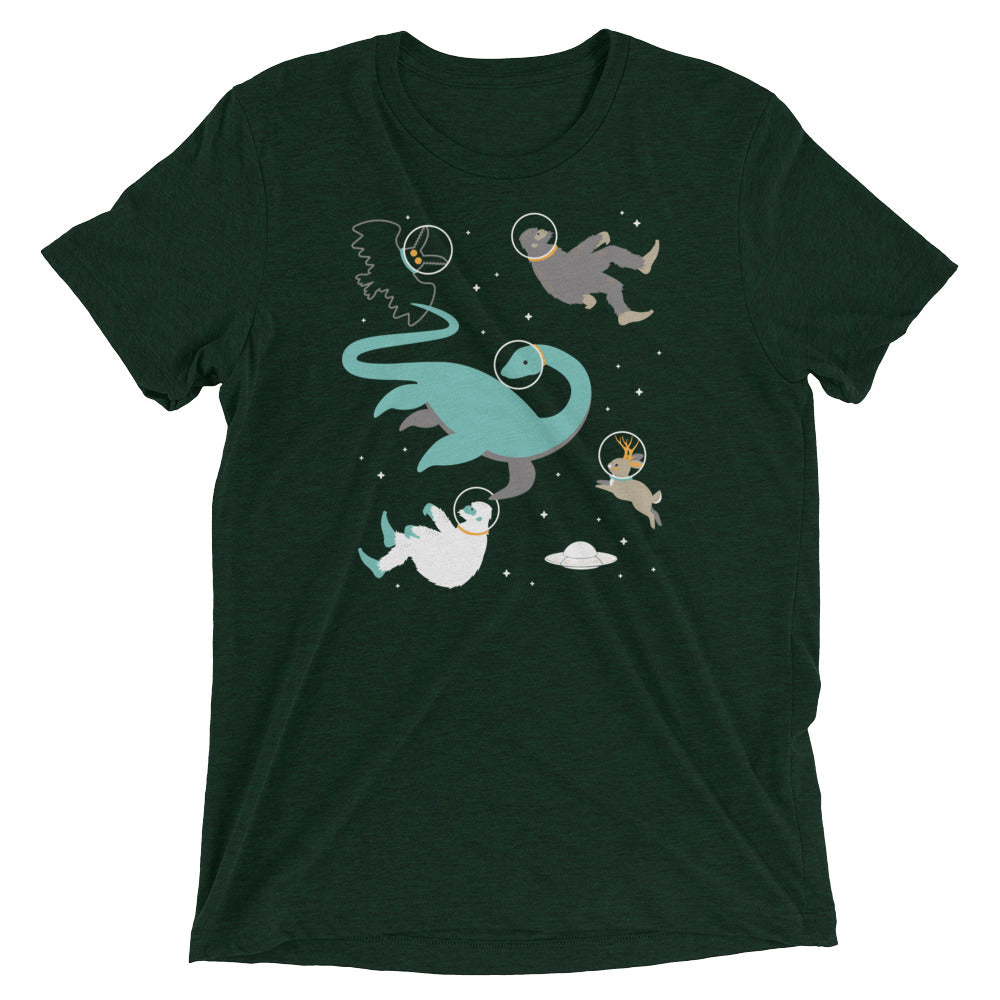 Cryptids In Space Men's Tri-Blend Tee