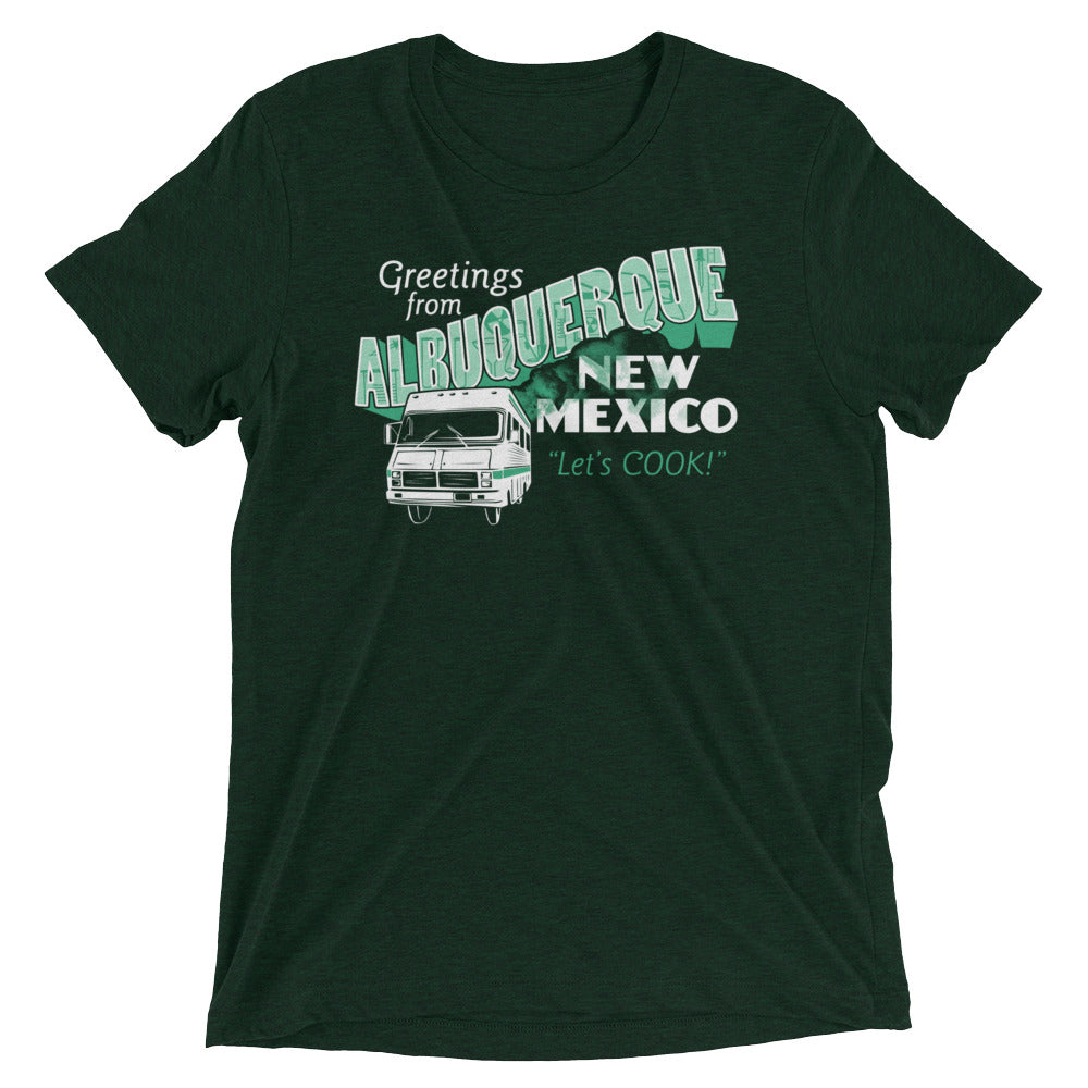 Greetings From Albuquerque Men's Tri-Blend Tee