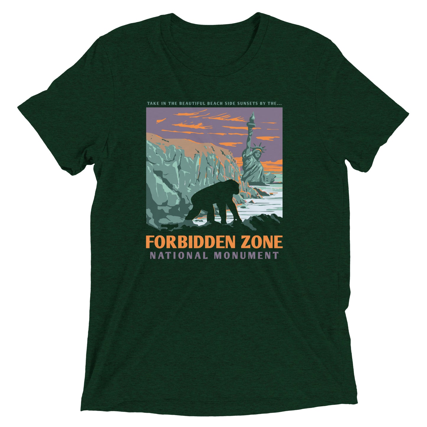 Forbidden Zone National Monument Men's Tri-Blend Tee