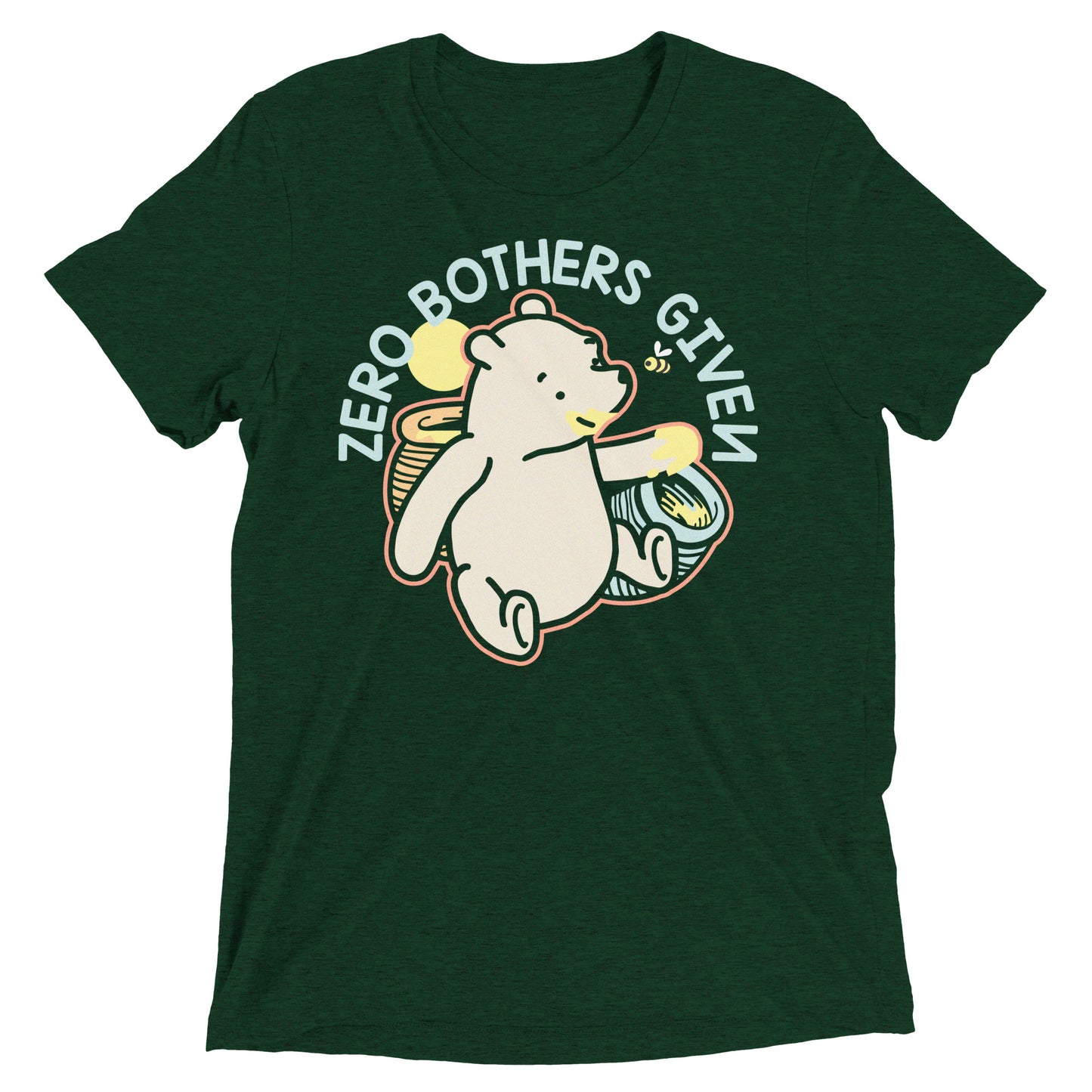 Zero Bothers Given Limited Edition Drop Unisex Tri-Blend Tee