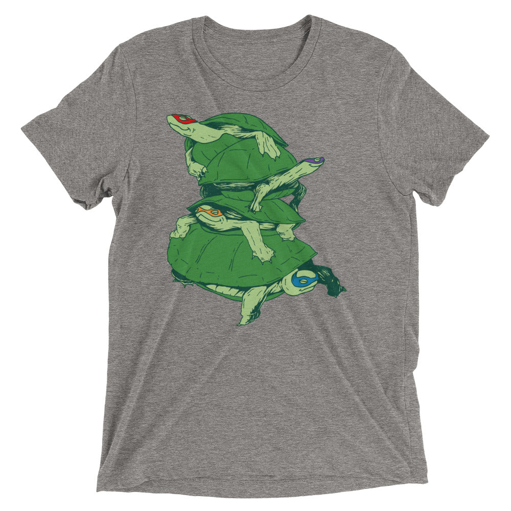 Masked Turtles Men's Tri-Blend Tee