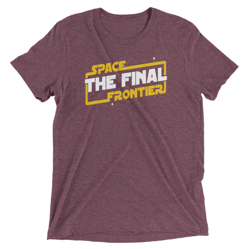 Space The Final Frontier Men's Tri-Blend Tee
