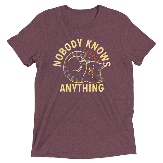 Nobody Knows Anything Men's Tri-Blend Tee