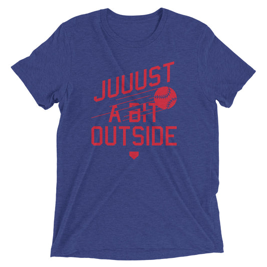 Just A Bit Outside Men's Tri-Blend Tee