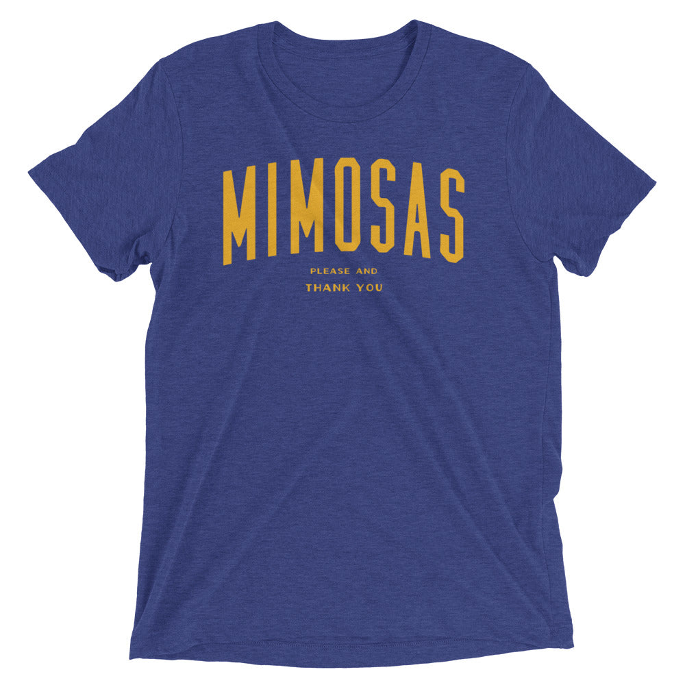 Mimosas Please And Thank You Men's Tri-Blend Tee