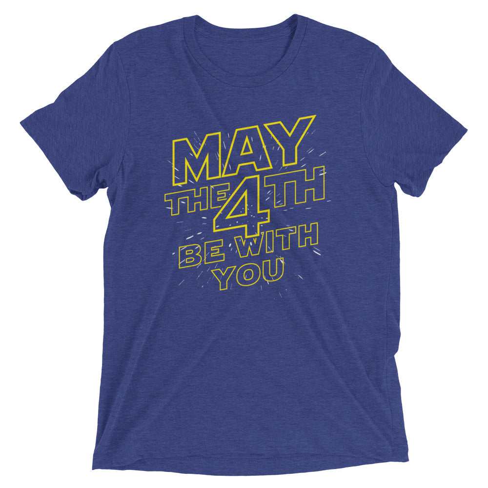 May The 4th Be With You Men's Tri-Blend Tee