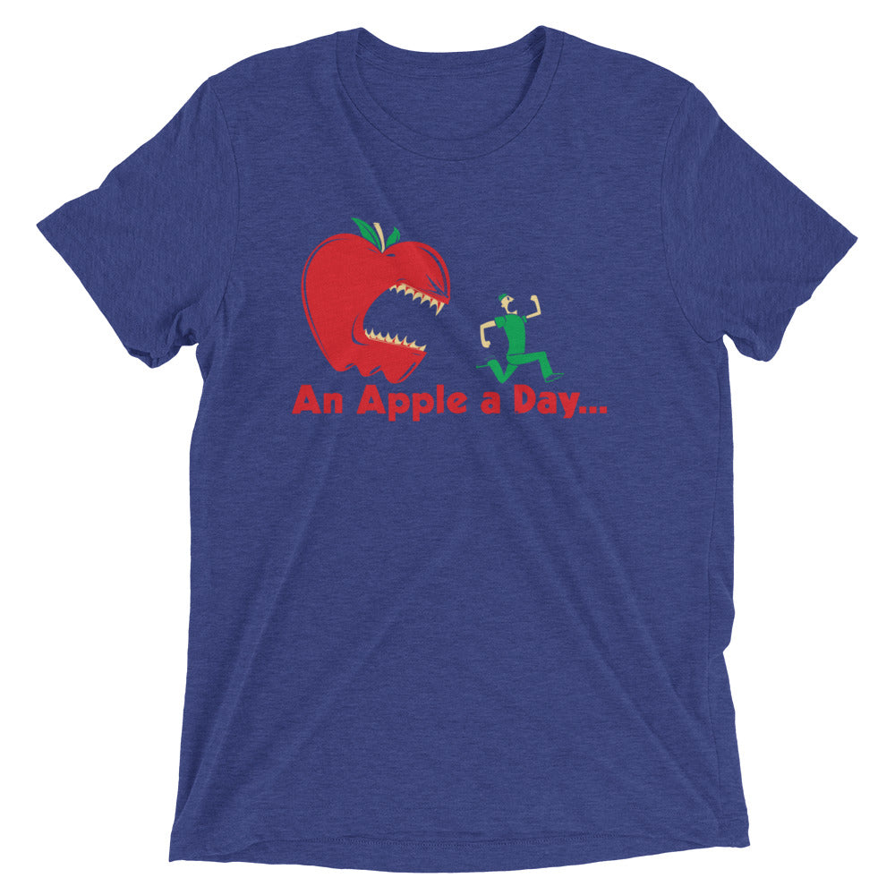 An Apple A Day... Men's Tri-Blend Tee