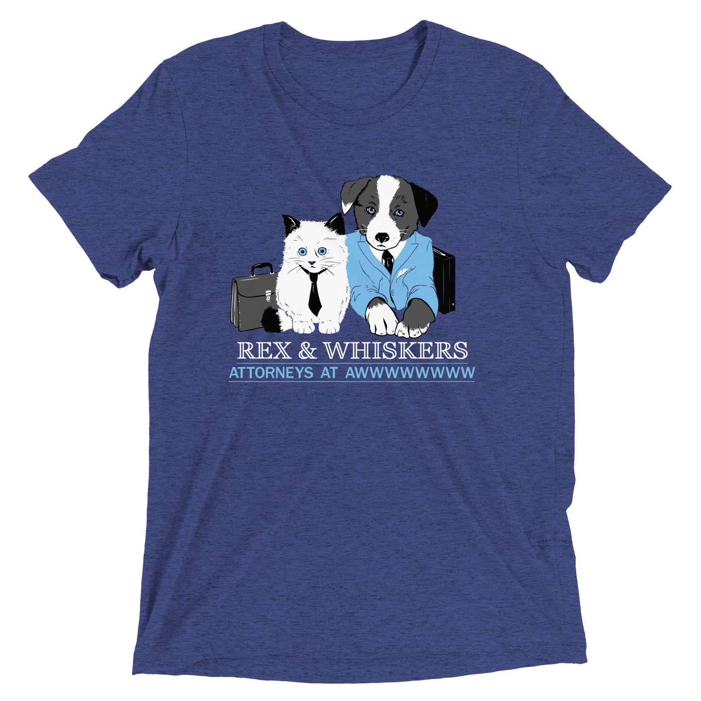 Rex and Whiskers Attorneys Men's Tri-Blend Tee