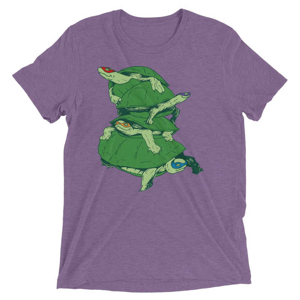 Masked Turtles Men's Tri-Blend Tee
