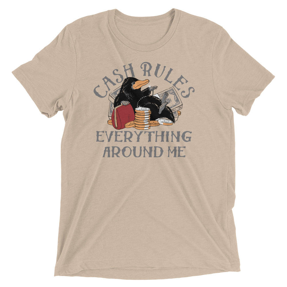 Cash Rules Everything Around Me Men's Tri-Blend Tee